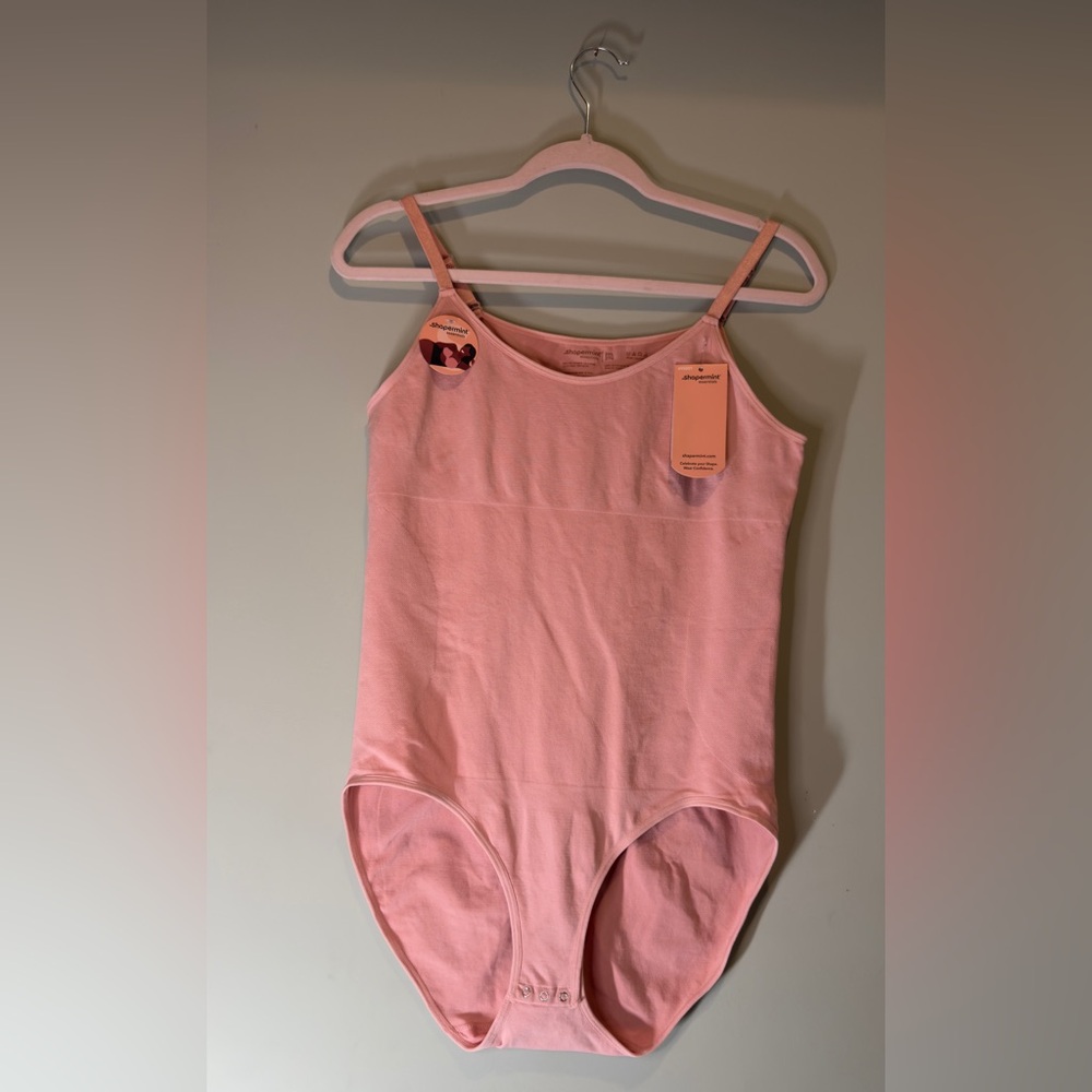 Shapermint Essentials Women's Pink Smoothing Bodysuit Tank Top Style Size 3XL - Picture 6 of 13